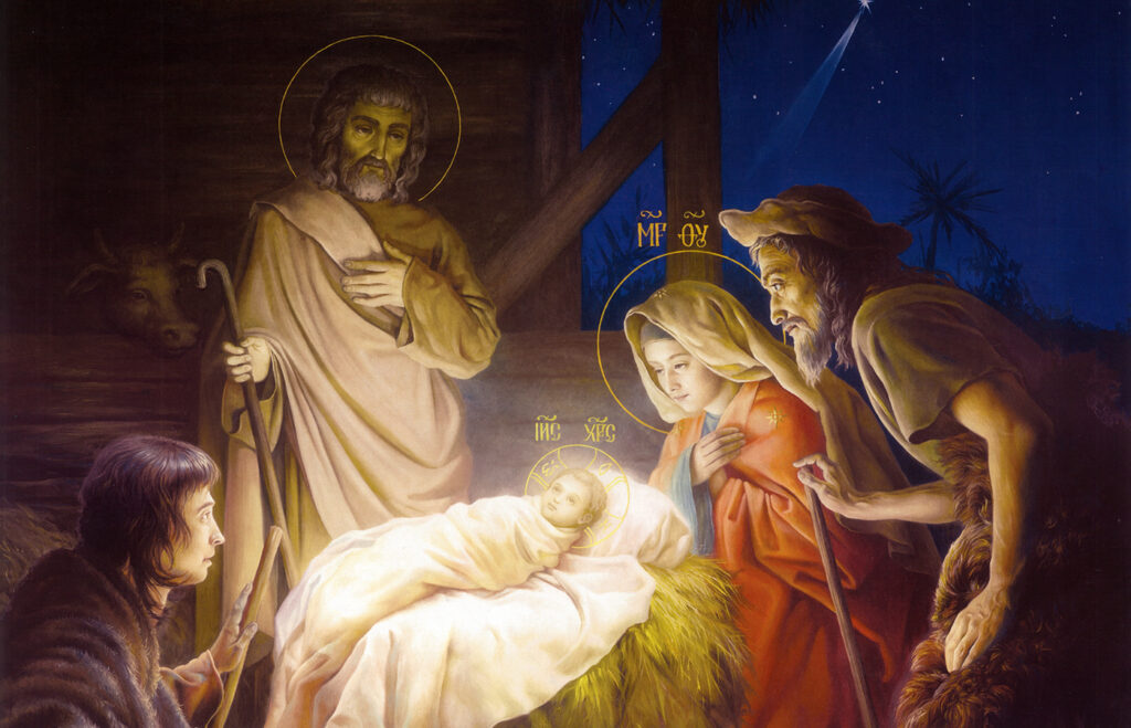 Luz - Adorez l'Enfant Jésus dans la crèche
